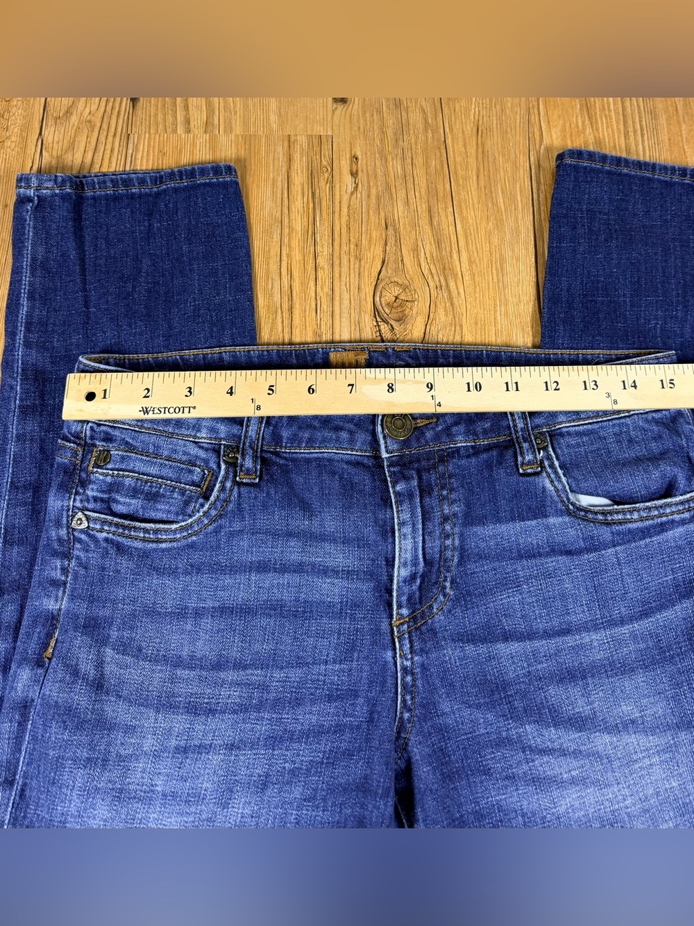 KUT from the Kloth Womens Size 6 Skinny Jeans Dark Wash Stretch Denim Blue